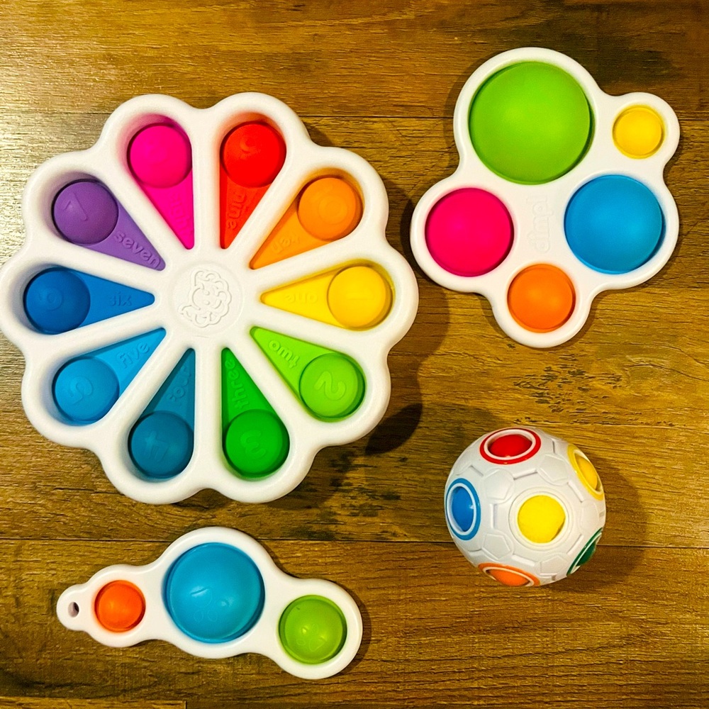 Pop it/Sensory Rainbow Toys
